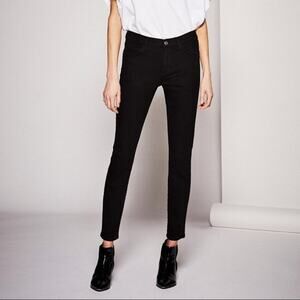Current/Elliot Jet Black The Original High Waist Stiletto Skinny Jeans